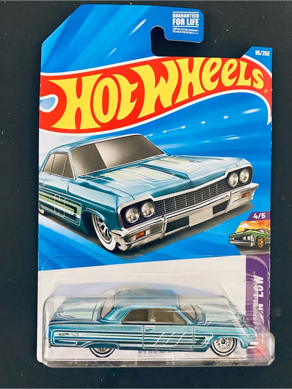 Hot Wheels ‘64 impala aka Layin’low  treasure hunt Mattel limited edition